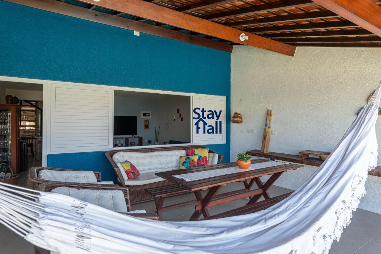 프라이아 두스 카르네이로스 Casa-4Qts-Beira Mar-Piscina E Cozinheira-Sh038 빌라 외부 사진