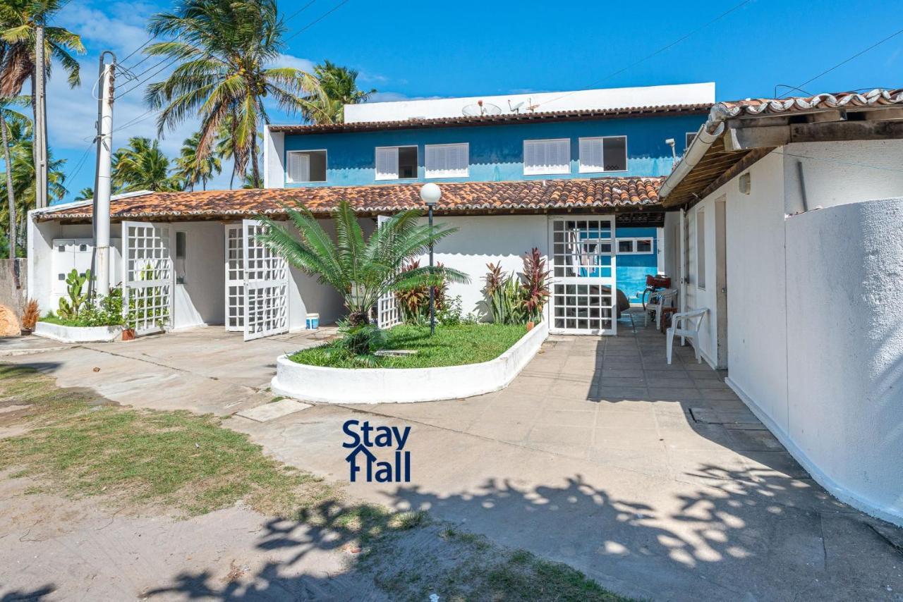 프라이아 두스 카르네이로스 Casa-4Qts-Beira Mar-Piscina E Cozinheira-Sh038 빌라 외부 사진