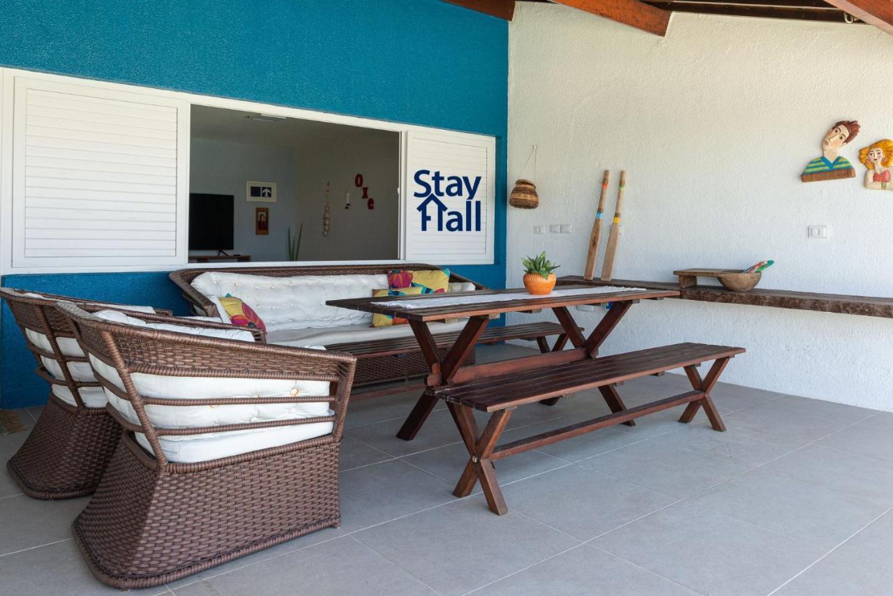 프라이아 두스 카르네이로스 Casa-4Qts-Beira Mar-Piscina E Cozinheira-Sh038 빌라 외부 사진