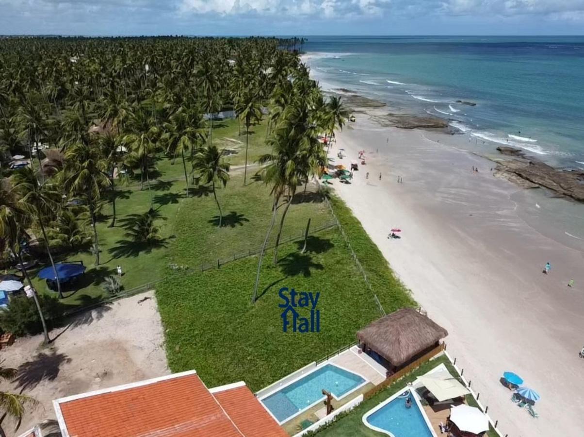 프라이아 두스 카르네이로스 Casa-4Qts-Beira Mar-Piscina E Cozinheira-Sh038 빌라 외부 사진