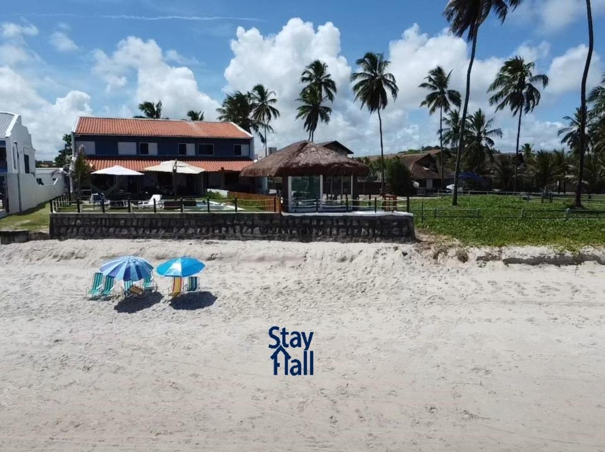 프라이아 두스 카르네이로스 Casa-4Qts-Beira Mar-Piscina E Cozinheira-Sh038 빌라 외부 사진